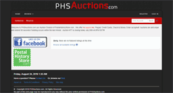Desktop Screenshot of phsauctions.com